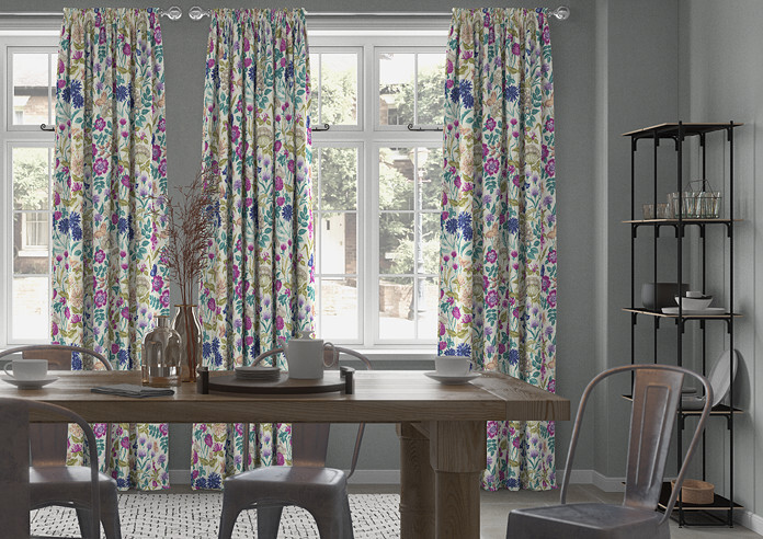 Field Flowers, Elderberry - Made to Measure Curtains - Image 3
